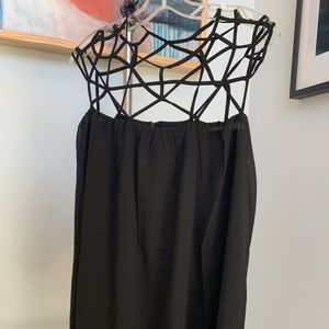 Chicwish Lattice Work Chiffon Tank